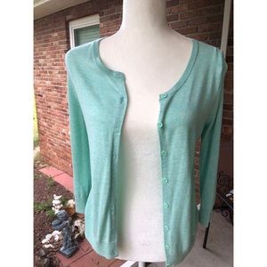 Old Navy Turquoise Button up Cardigan